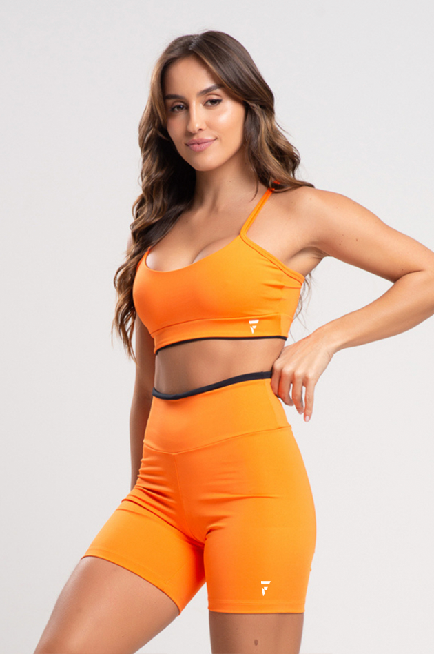 Conjunto Feminino Fitness Básico Shorts e Top - Verde Militar