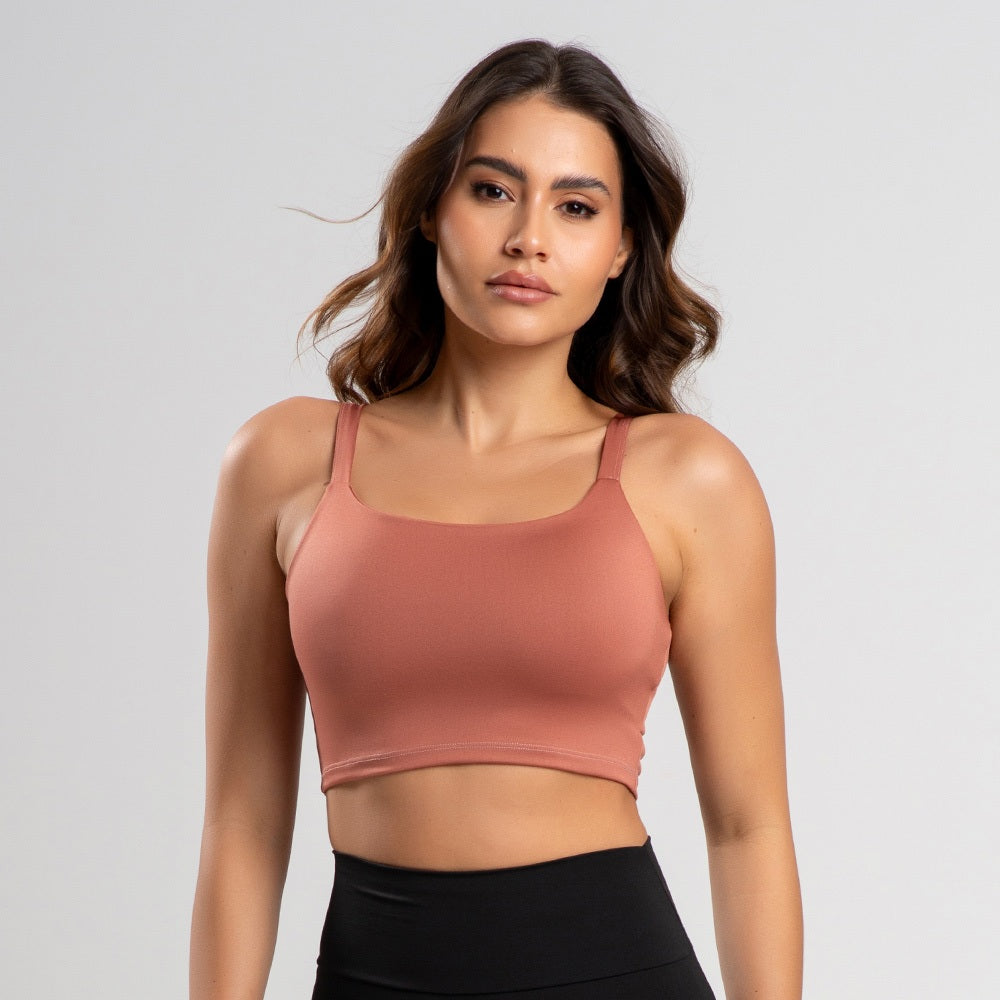 Top Feminino Fitness Básico - Preto